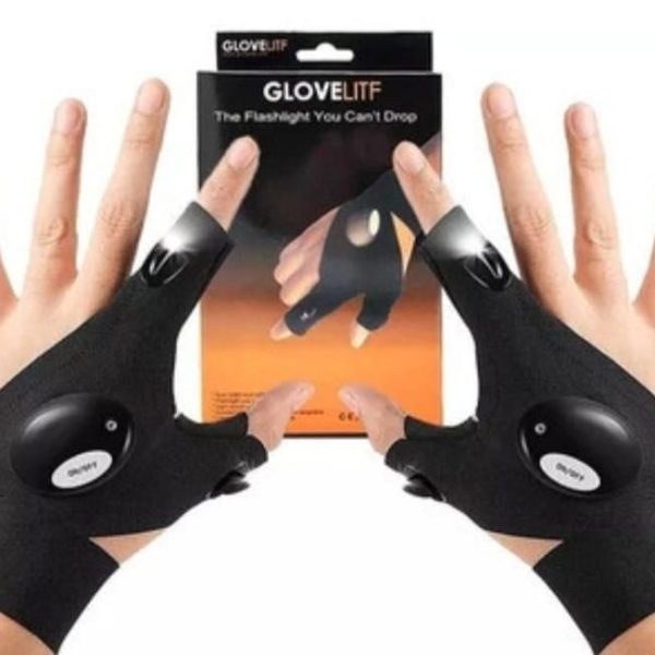 Mãos-livres luvas LED para iluminação precisa