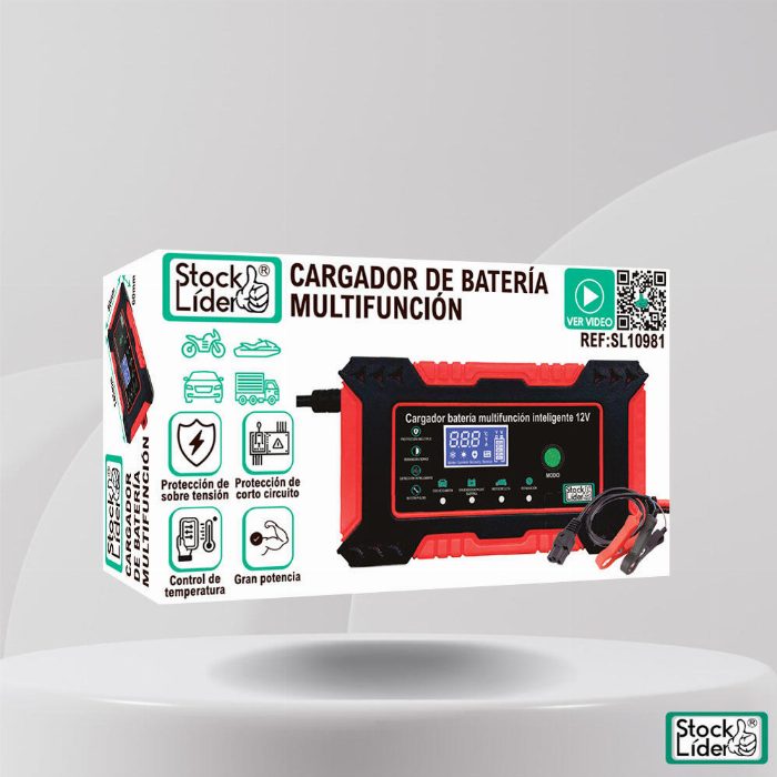 Carregador de bateria multifunções