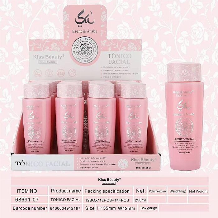 Árabe Essência Tónica Facial 250ML – (1 pcs) Kiss Beauty