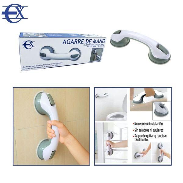 Agarre a mão portátil para a casa de banho com ventosa