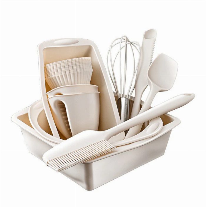 Conjunto de cozinha profissional com silicone 22 acessório