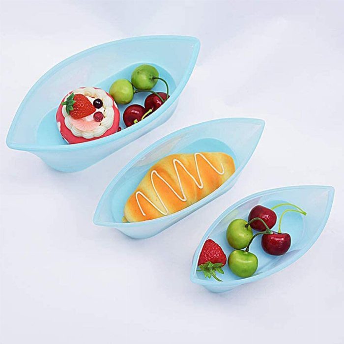 Definir 8 sacos de silicone para manter alimentos reutilizáveis