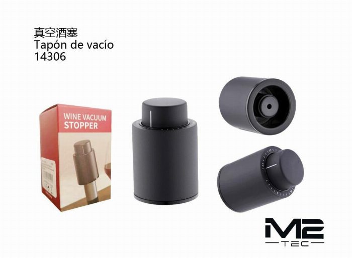 Tampa de vácuo para vinho hermético reutilizável