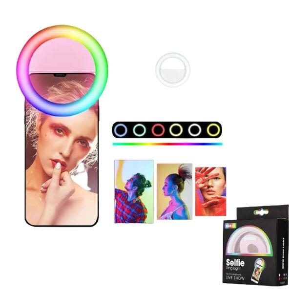 Anel LED para cores móveis RGB