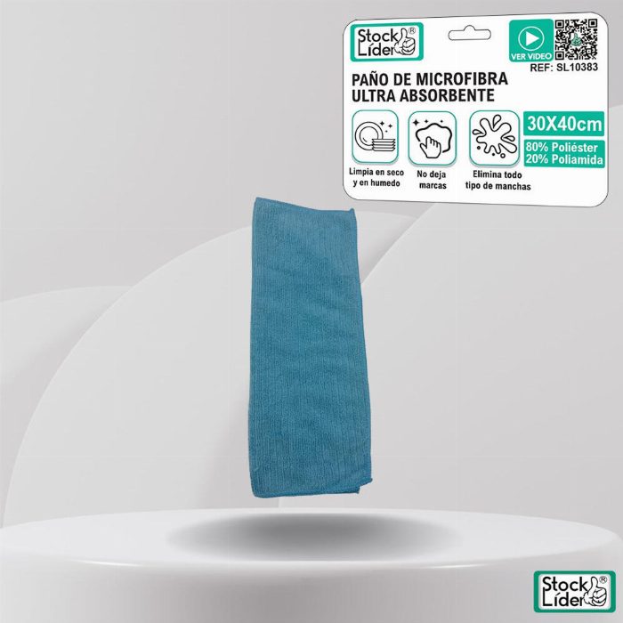 Pano de microfibra ultra absorvente 30x40cm