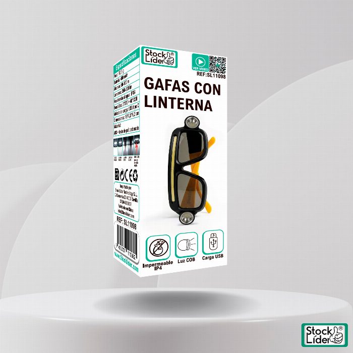Óculos com lanterna