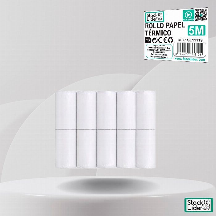 Rolo de papel térmico