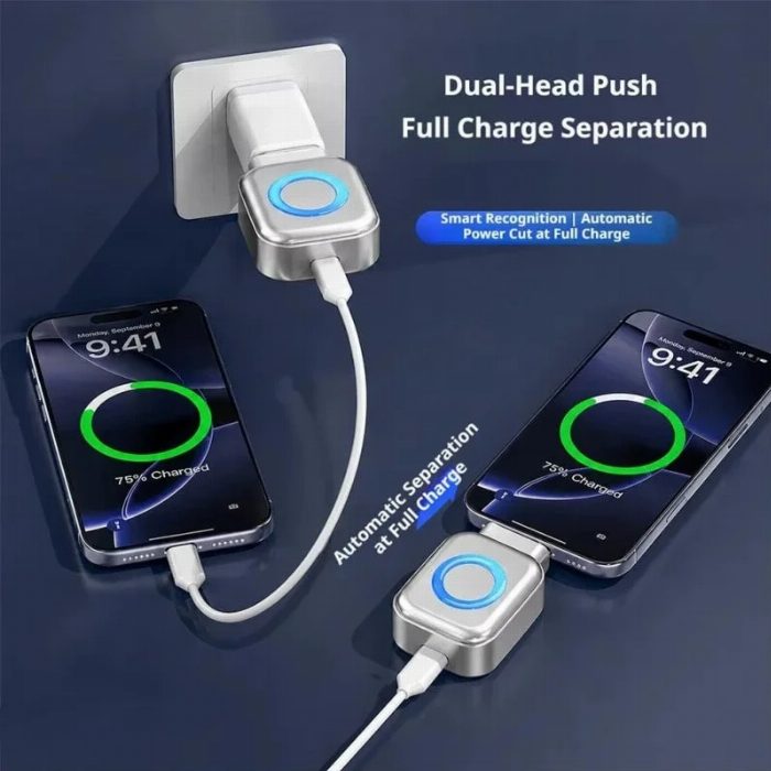 Separador de carregamento USB Tipo-C Auto-Eject X01 com corte de carregamento automático