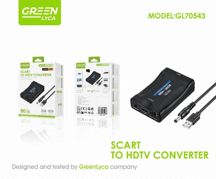 SCART para HDTV 1080P Conversor