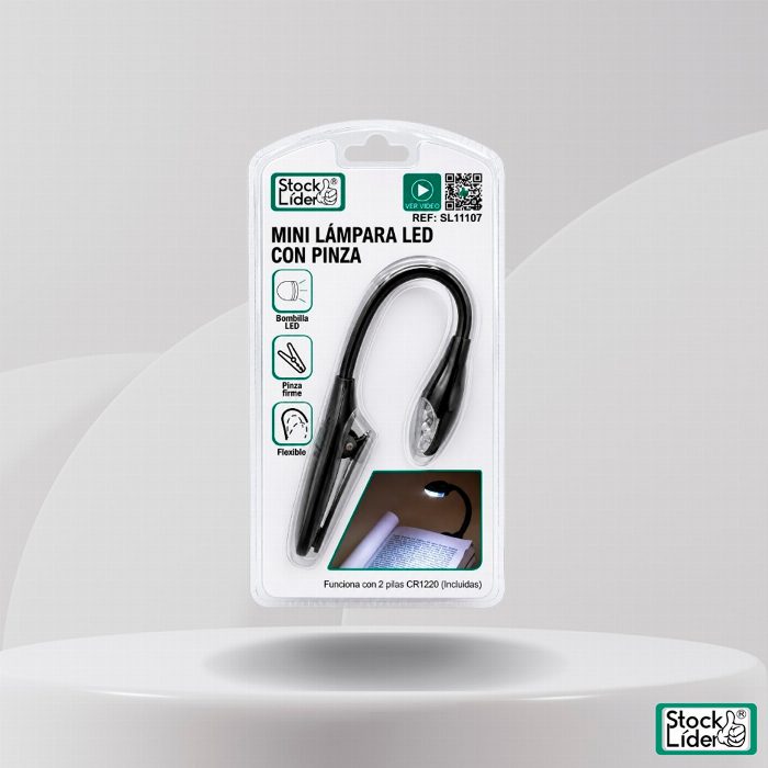 Mini lâmpada LED com braçadeira