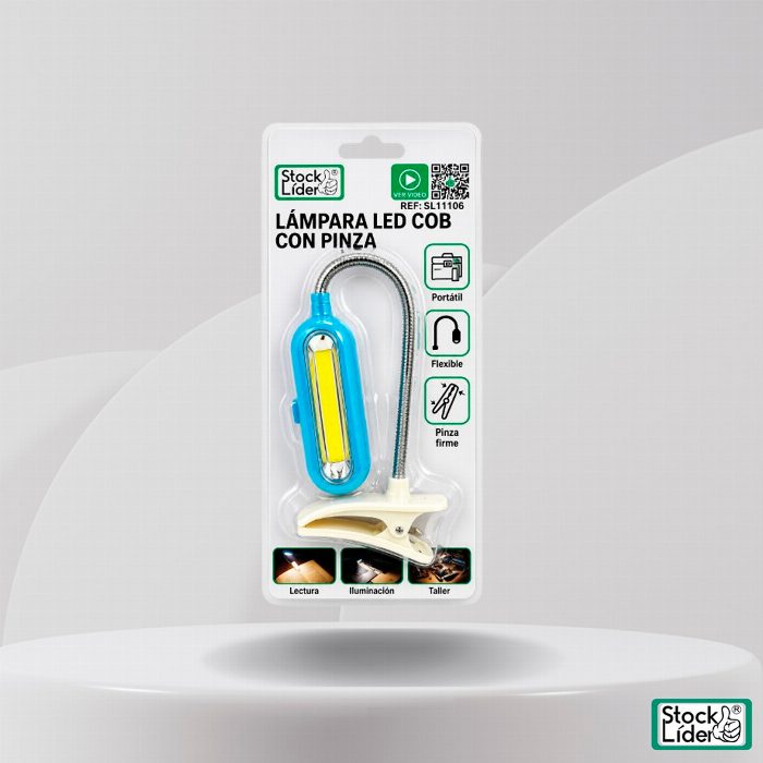 Lâmpada LED COB com braçadeira
