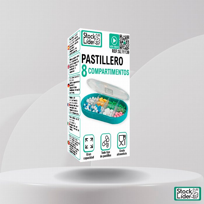 Pastillero 8 compartimentos