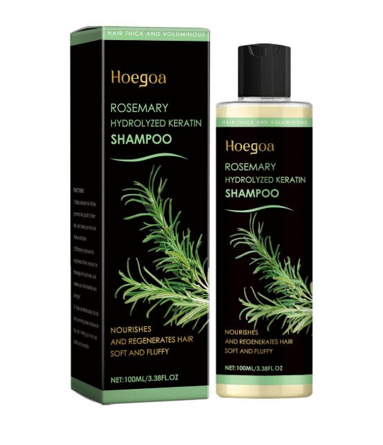 Shampu regenerador com queragem e alecrim HOEGO 100 ml