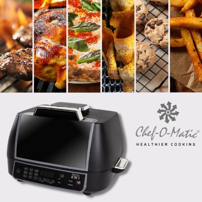 Forno, Grelhador e Air Fryer 8 funções em 1