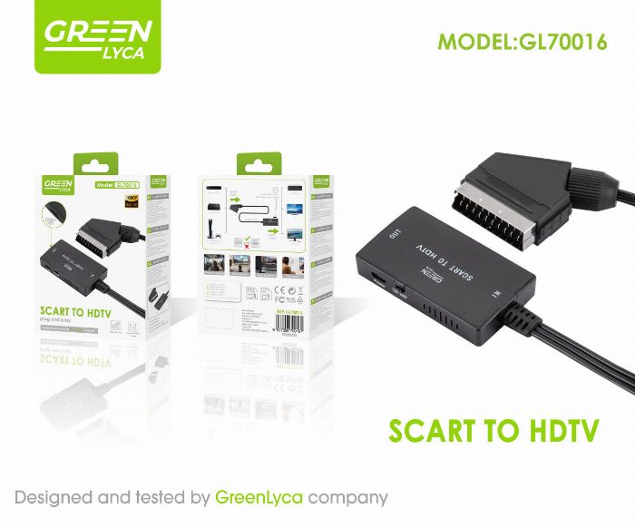 SCART para HDMI Conversor para sinal digital