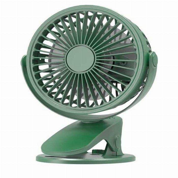 Mini ventilador de clipe silencioso para interiores e exteriores
