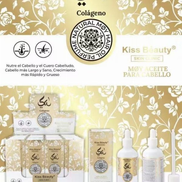 Óleo para cabelo essência árabe com colágeno 100ML Kiss Beauty