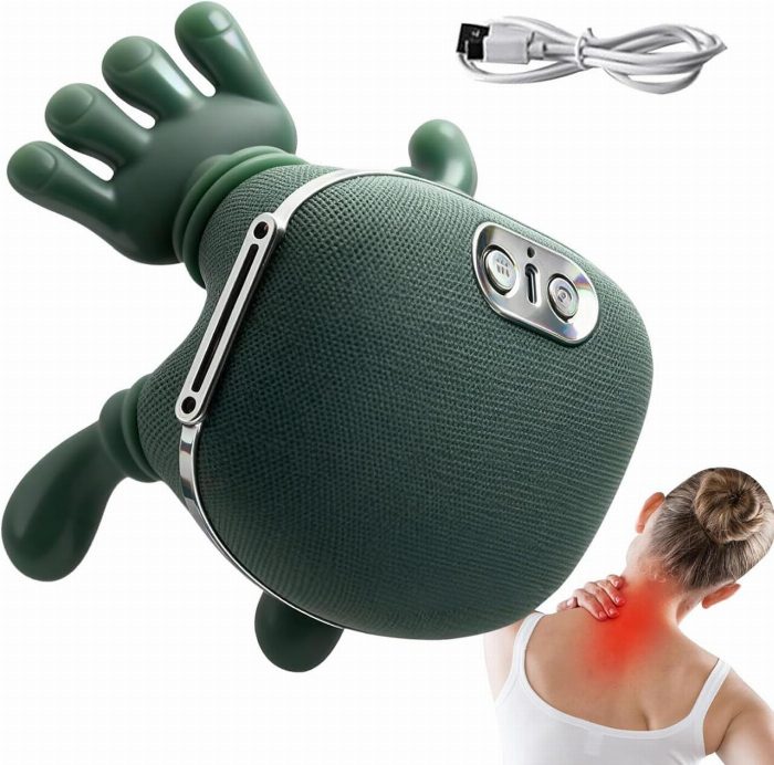 Massageador de pescoço com mãos térmicas