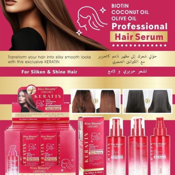 Soro capilar com óleos de coco, azeitona e biotina 100ML