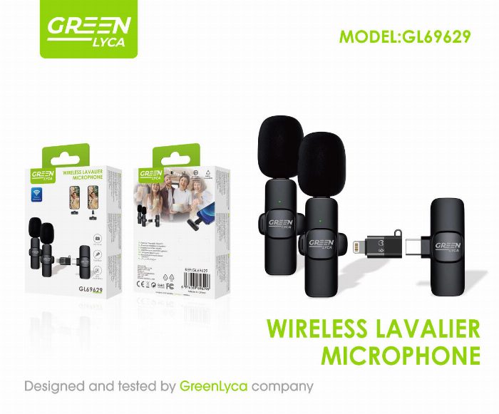 Microfones sem fio Type-C/IOS