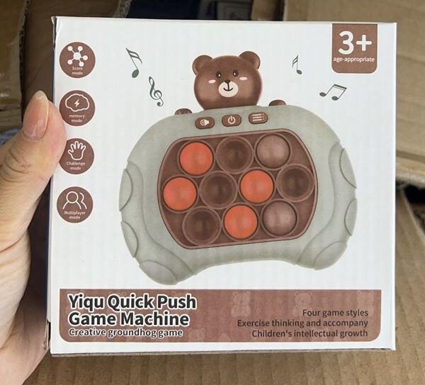 Pop memory game it up anti-stress bear