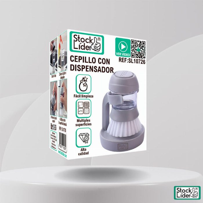Escova com dispensador