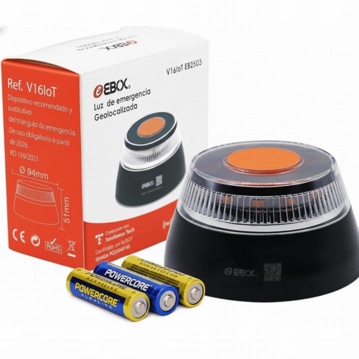 Caixa de eboxa DGT aprovada beacon
