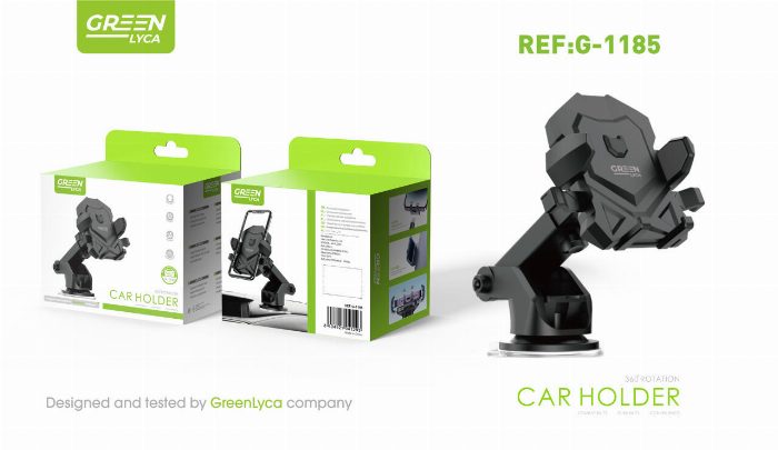 Suporte móvel para carro com rotação de 360 ° por copo de sucção adesivo