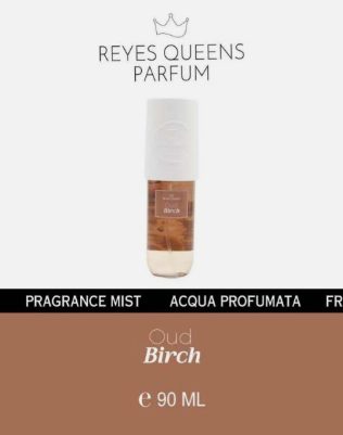 Fragrância Corporal Perfumado Oud Brich 90 ml Reyes & Queens