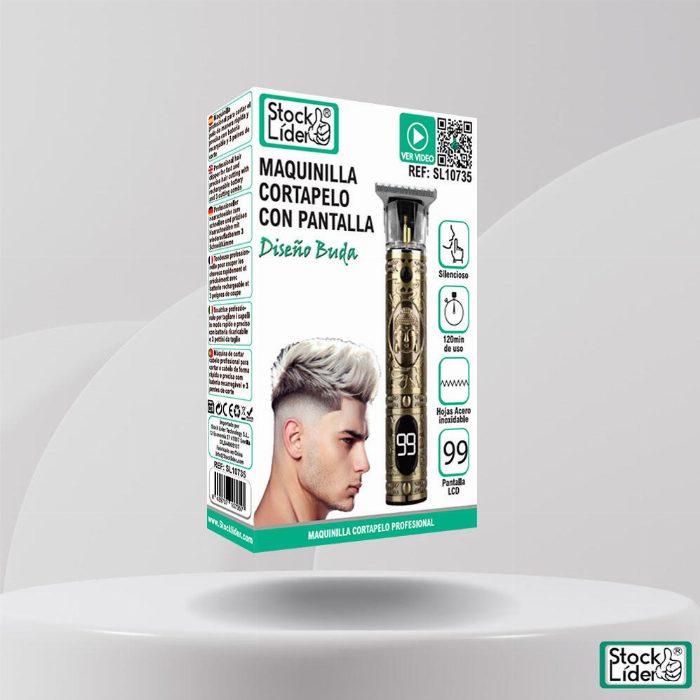 Cortador de cabelo com ecrã