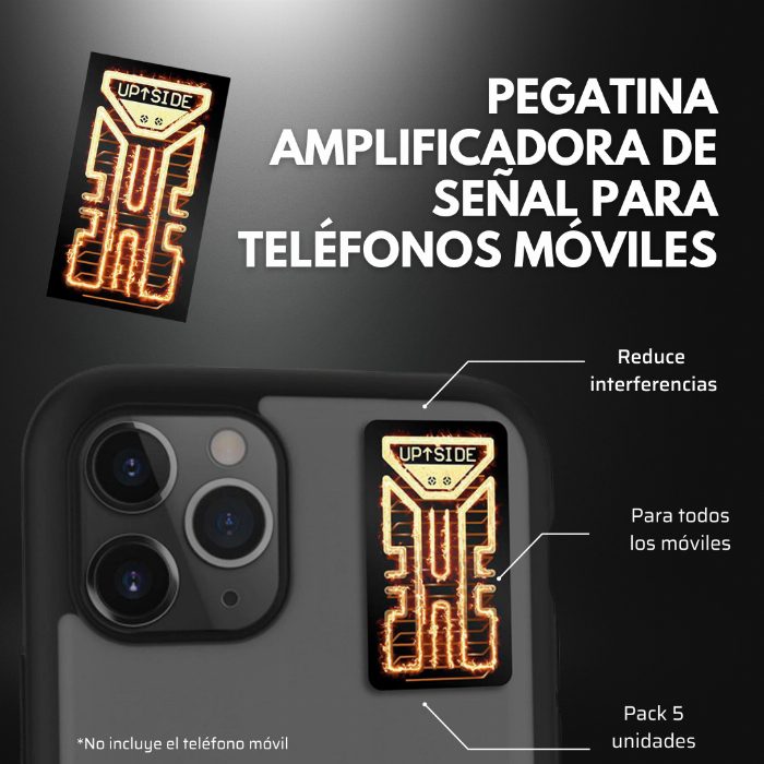 Autocolante amplificador de sinal para telemóveis pack de 5 unidades