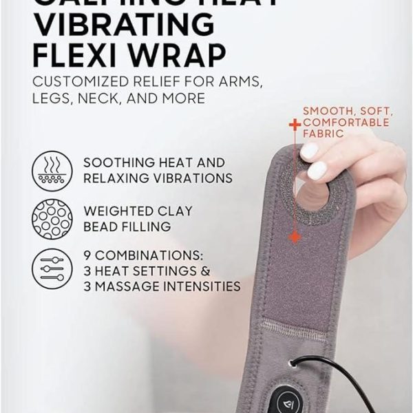 Massageador com calor multiuso flexível