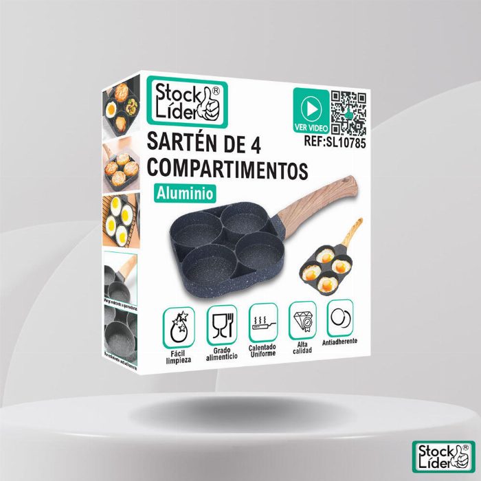 4 compartimento pan