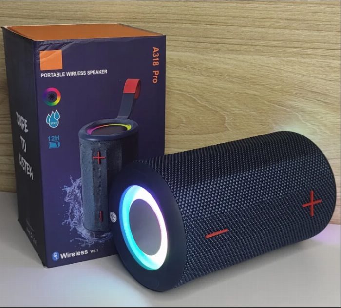 Altavoz portátil sem fio, Bluetooth 5, SUPER BASS 15W, TWS, 1500mah, A318 Pro