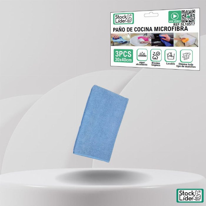 Pano de cozinha de microfibra