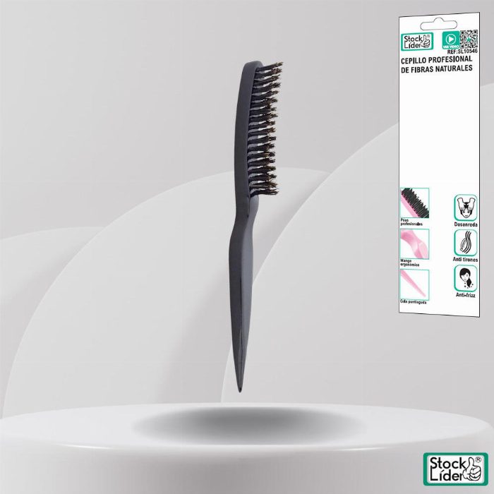 Escova profissional de fibras naturais