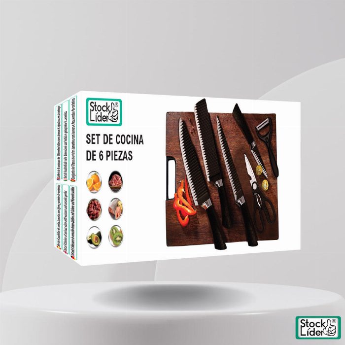 Conjunto de cozinha de 6 peças