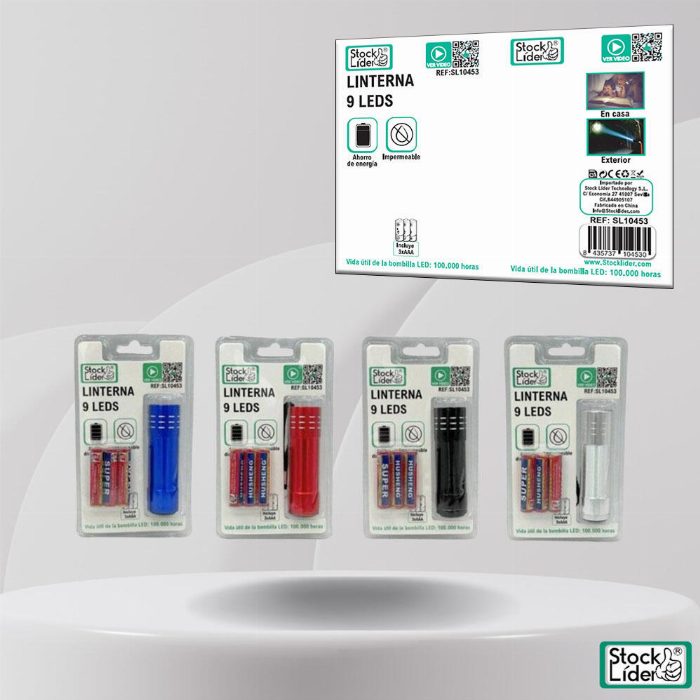 Lanterna 9 LEDs