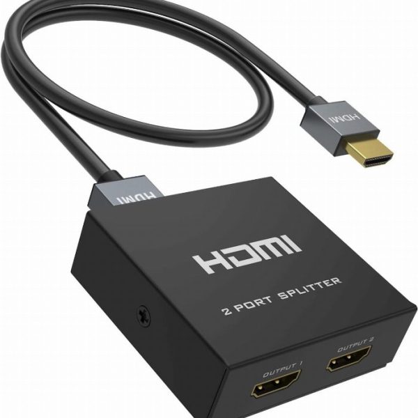 Divisor HDMI 4K – 1 entrada para 2 saídas simultâneas