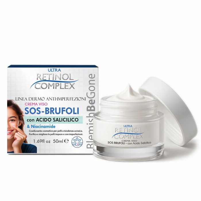 Sos creme facial para acne 50ML Retinol Complex