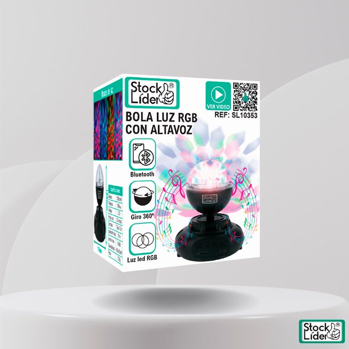 RGB bola leve com coluna