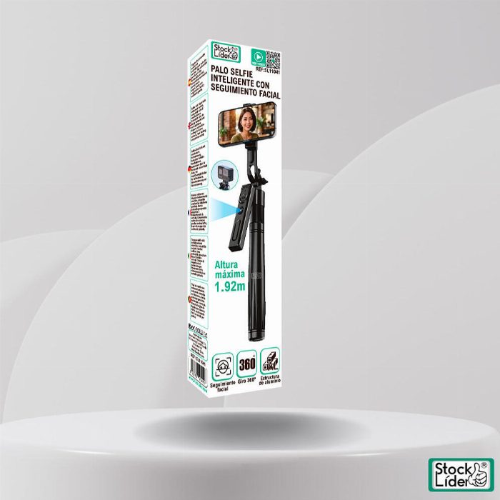 Bastão de selfie inteligente com rastreamento facial