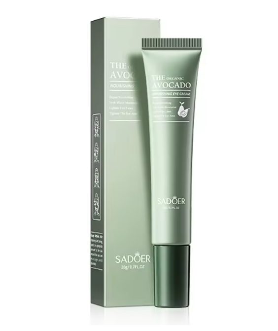 Creme de olhos de abacate nutritivo