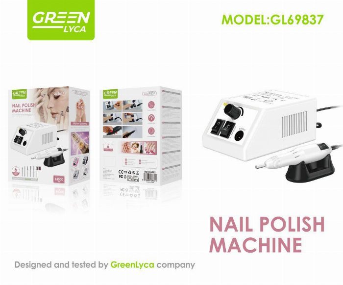Moedor de unhas, 15000rpm, 6 acessórios