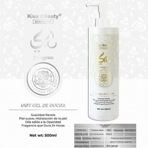 Gel de banho Colágeno Esência Árabe 500 ml Kiss Beauty