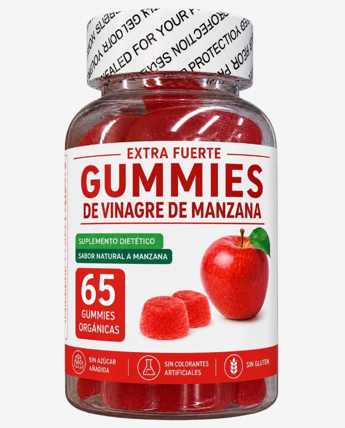 Gomas de vinagre de maçã – Gomas 65 Unidades