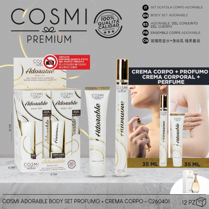 Adorável conjunto 35+35ML Cosmi