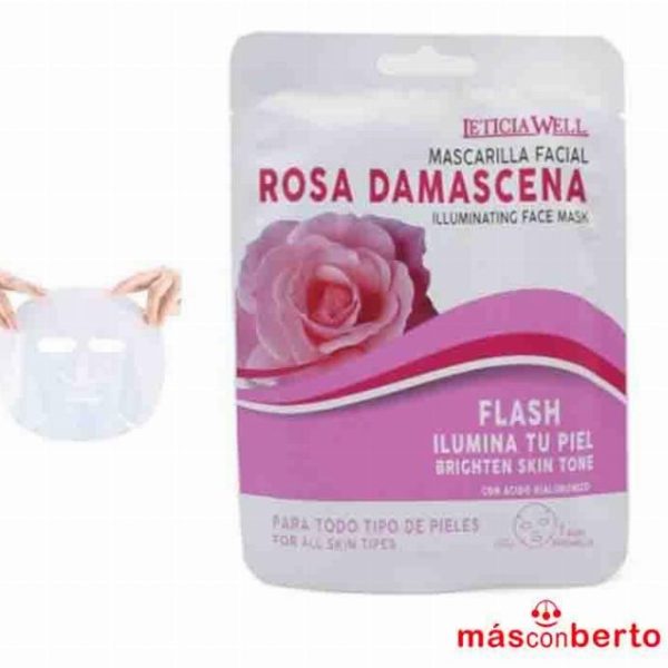 Máscara Facial de Rosa Demascena