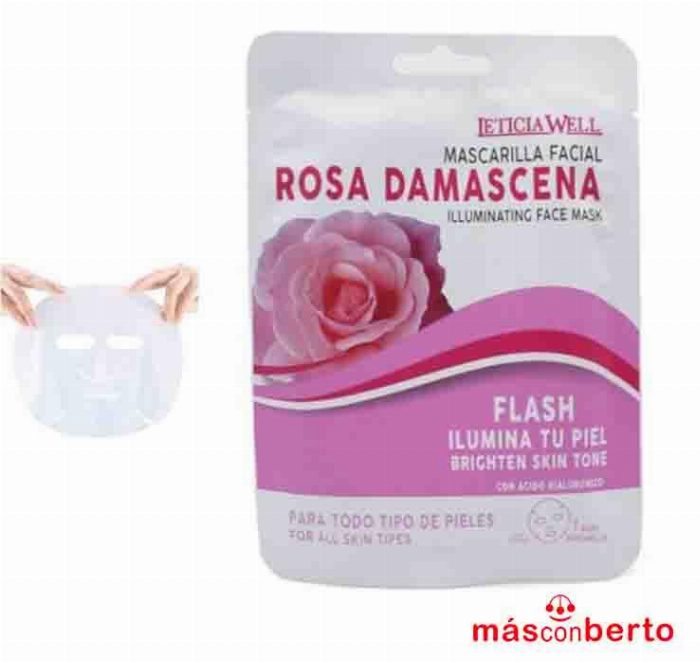 Máscara Facial de Rosa Demascena