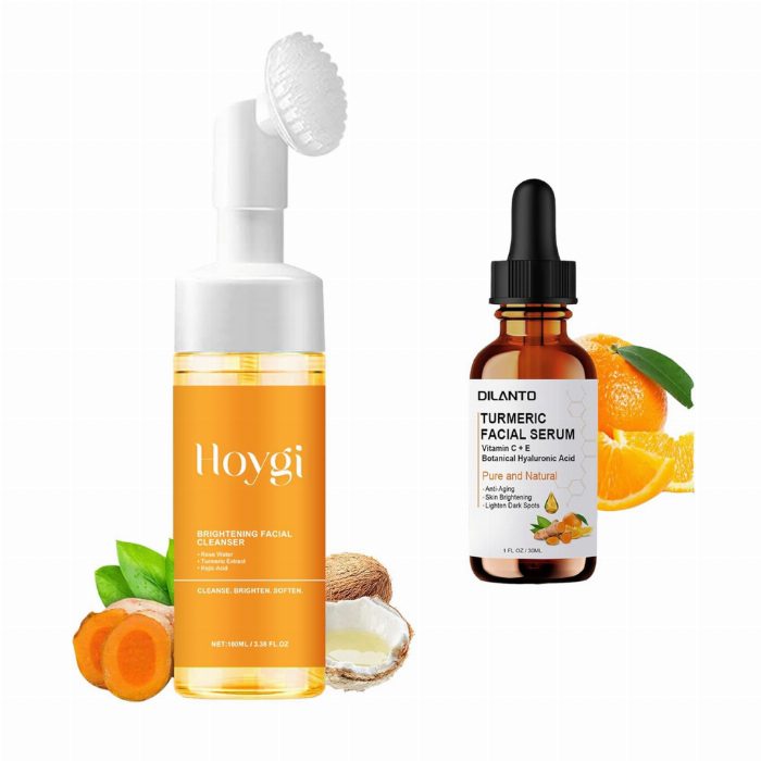 Limpador facial de açafrão